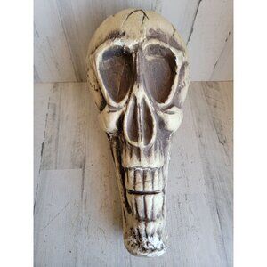 Skull large‎ foam AS IS head Halloween prop home decor bowl unique